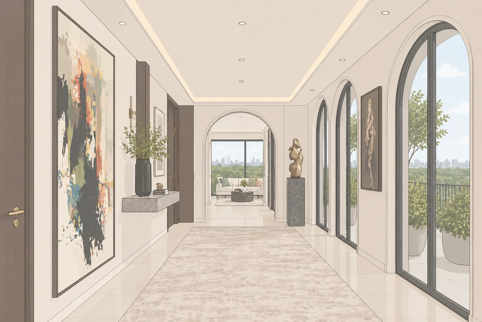 Hyde Park Apartment — contemporary interior design London