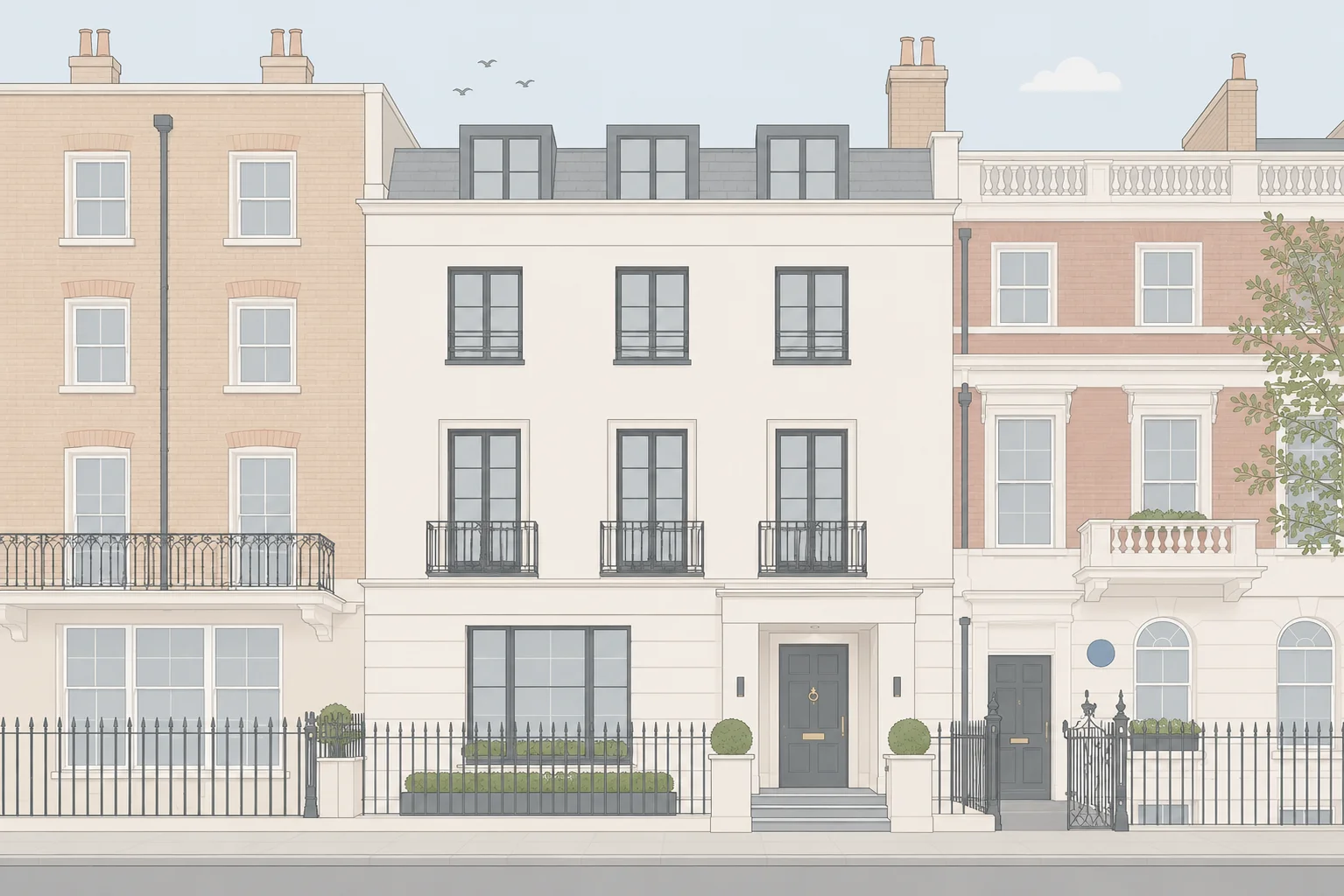 Chelsea Townhouse rear extension and interior London