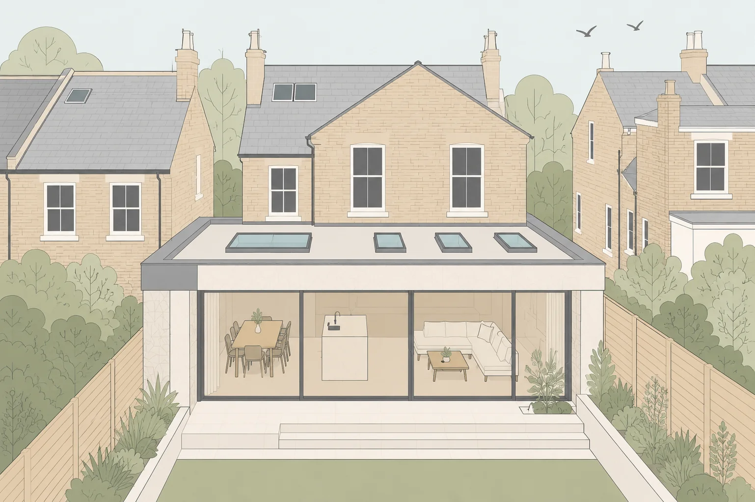 Kingston wraparound extension rear and side London