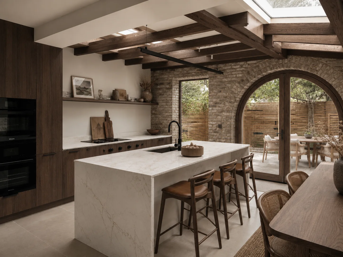 Contemporary kitchen extension design - rear extension London