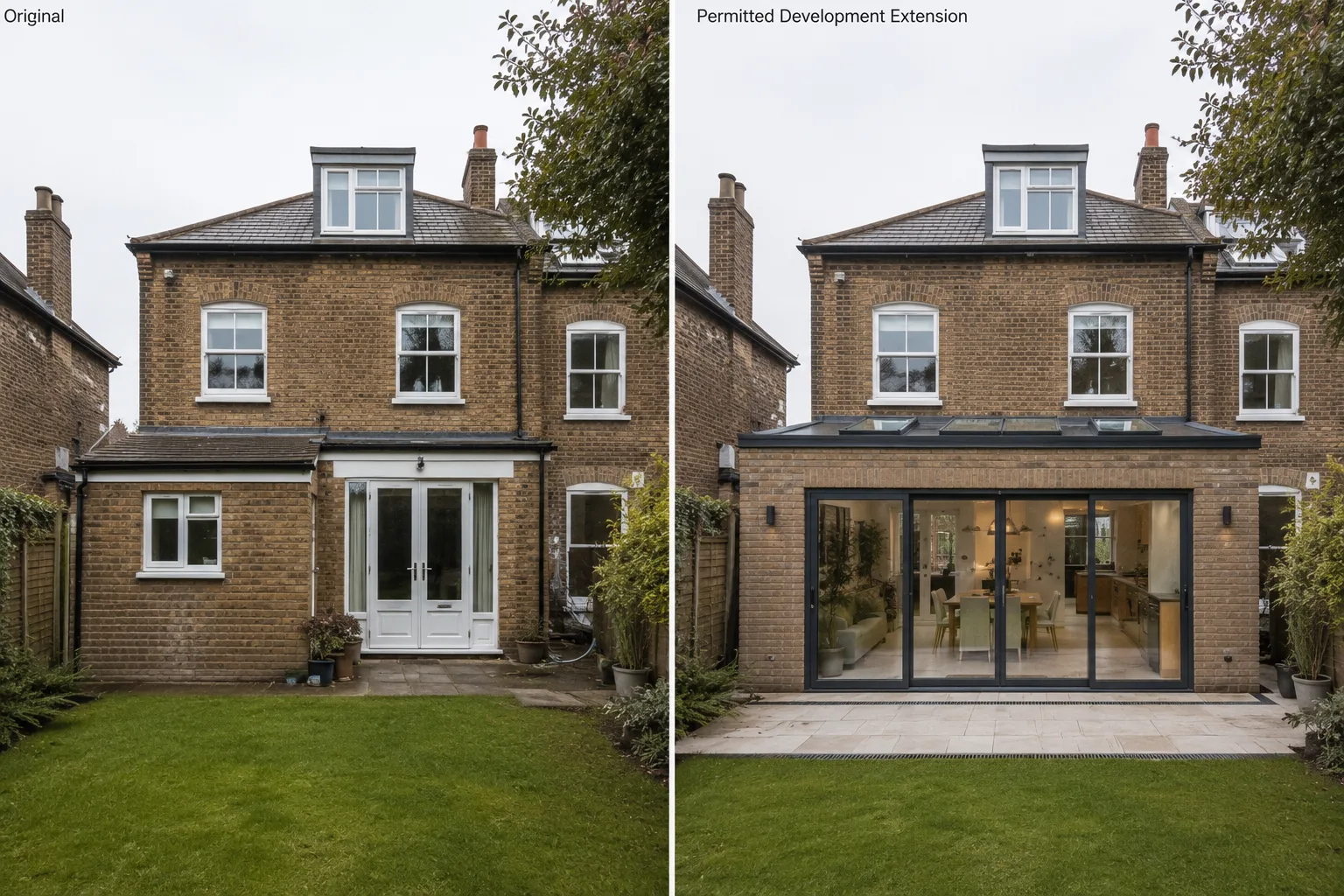 Permitted development rules for house extensions in London