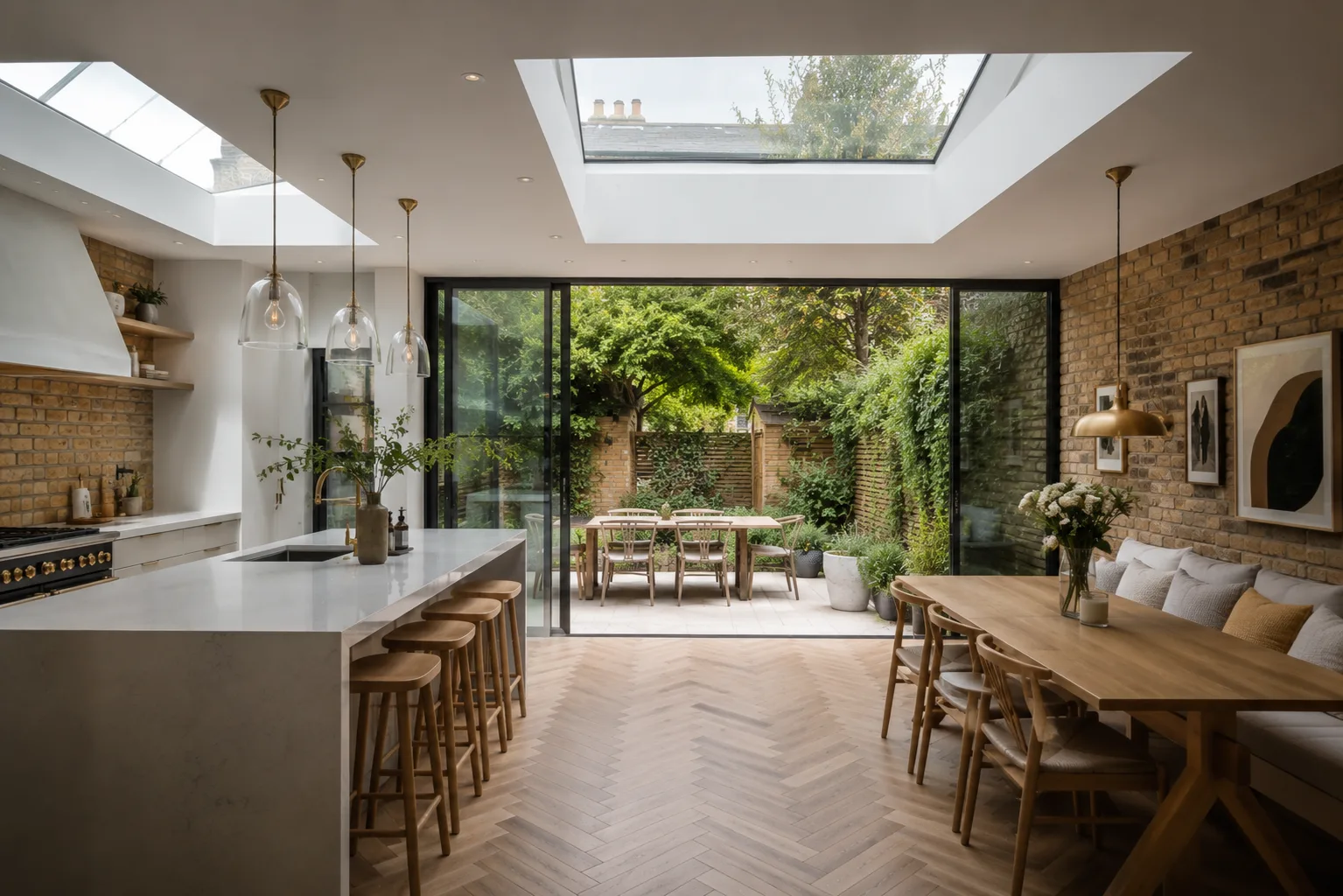Side return extension East London
