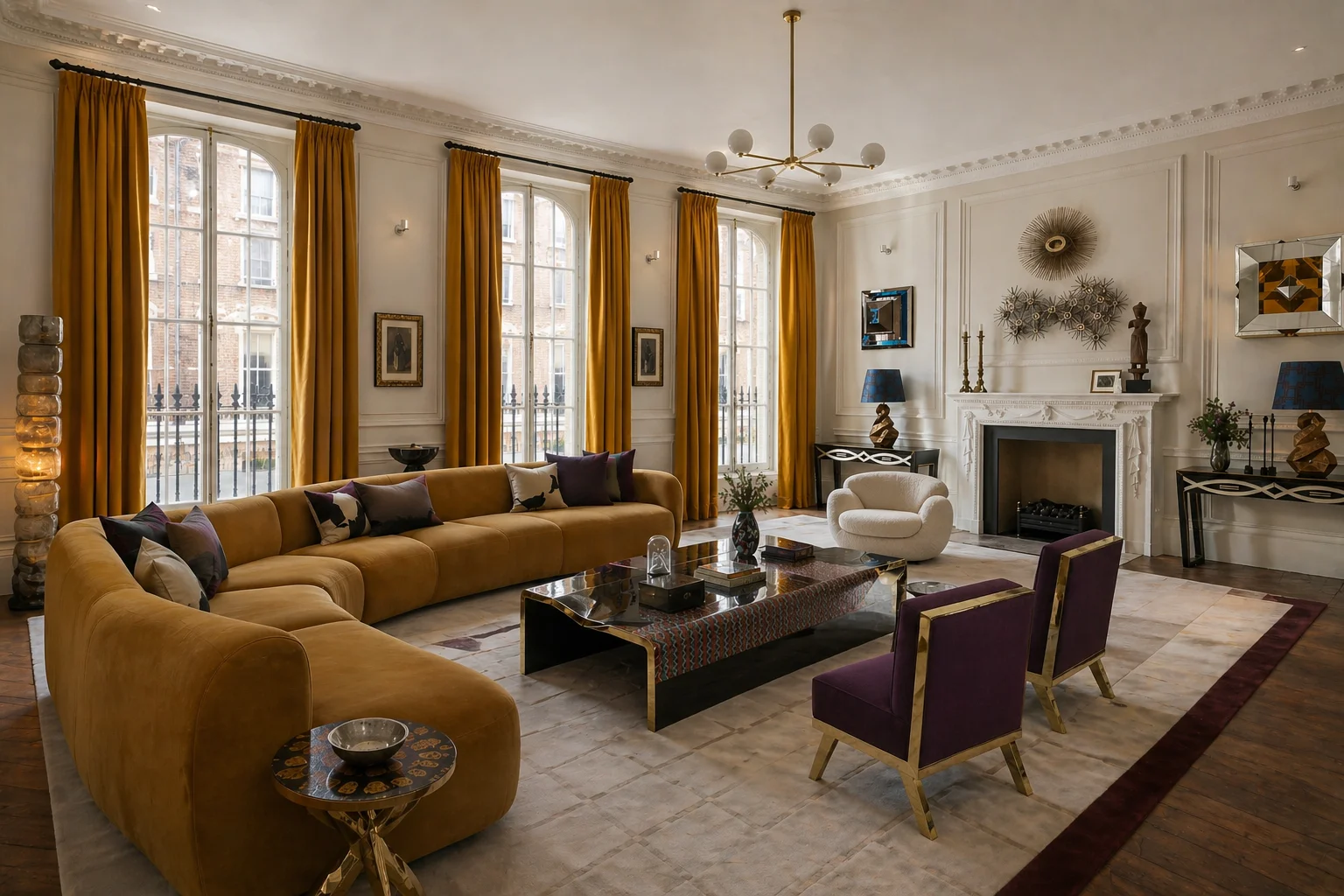 Mayfair townhouse interior