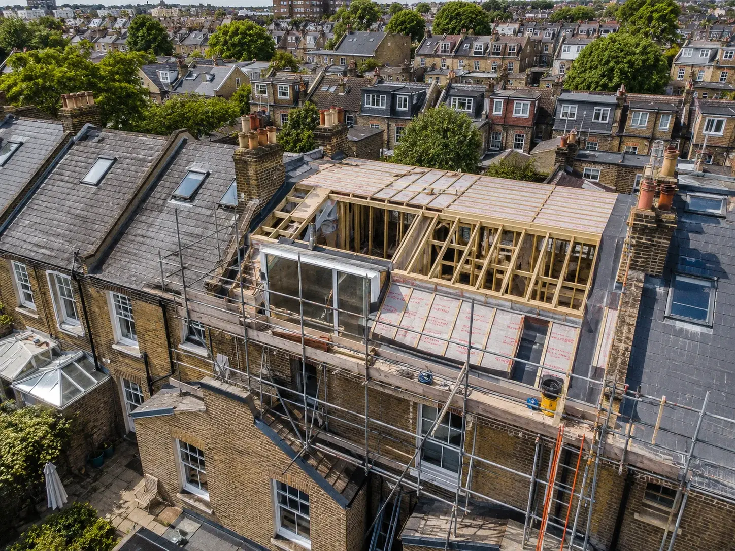 Loft conversion on a period London property