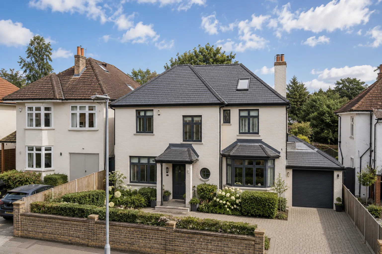 Rear extension on a period property, South West London