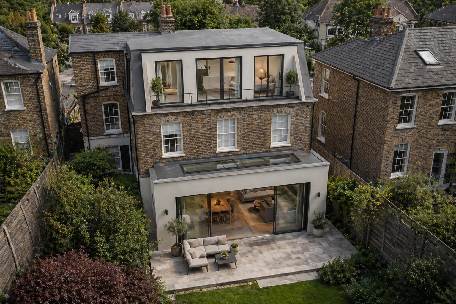 Mansard loft conversion in Kingston