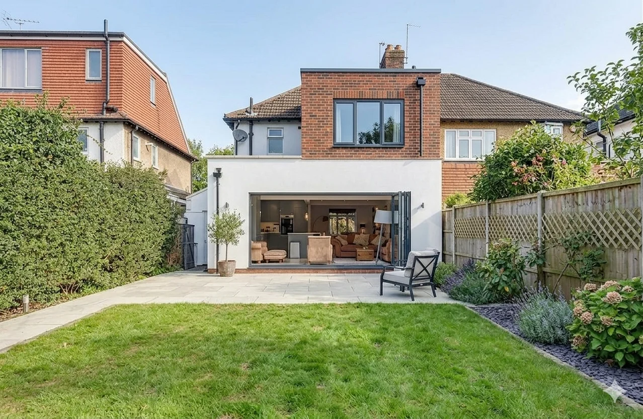 Double storey rear extension Kingston