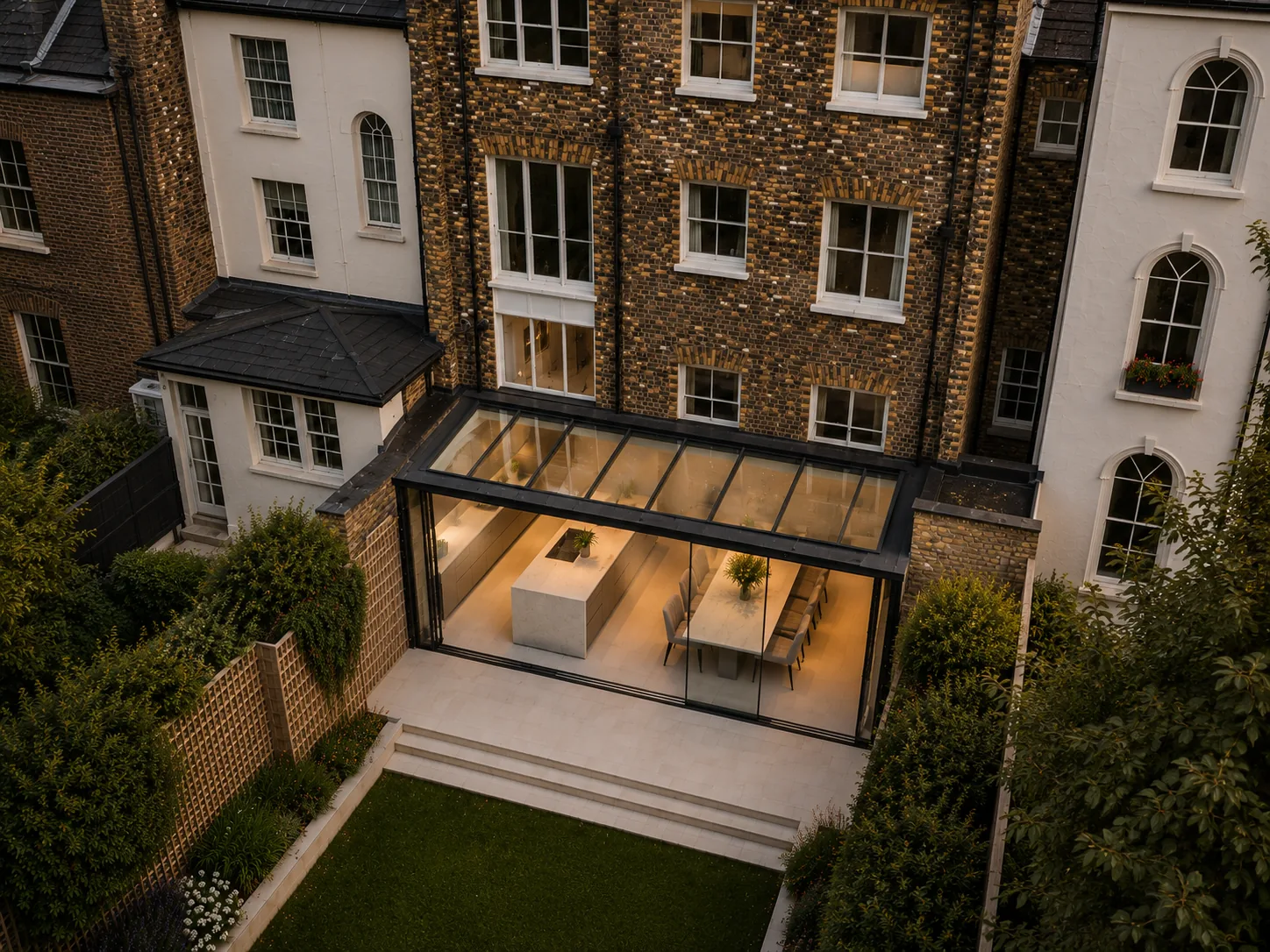 Single storey rear extension on a Victorian terrace