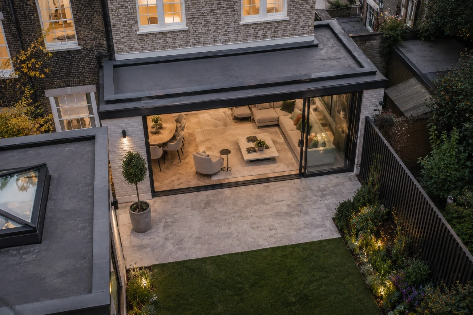 Mayfair townhouse interior — detail