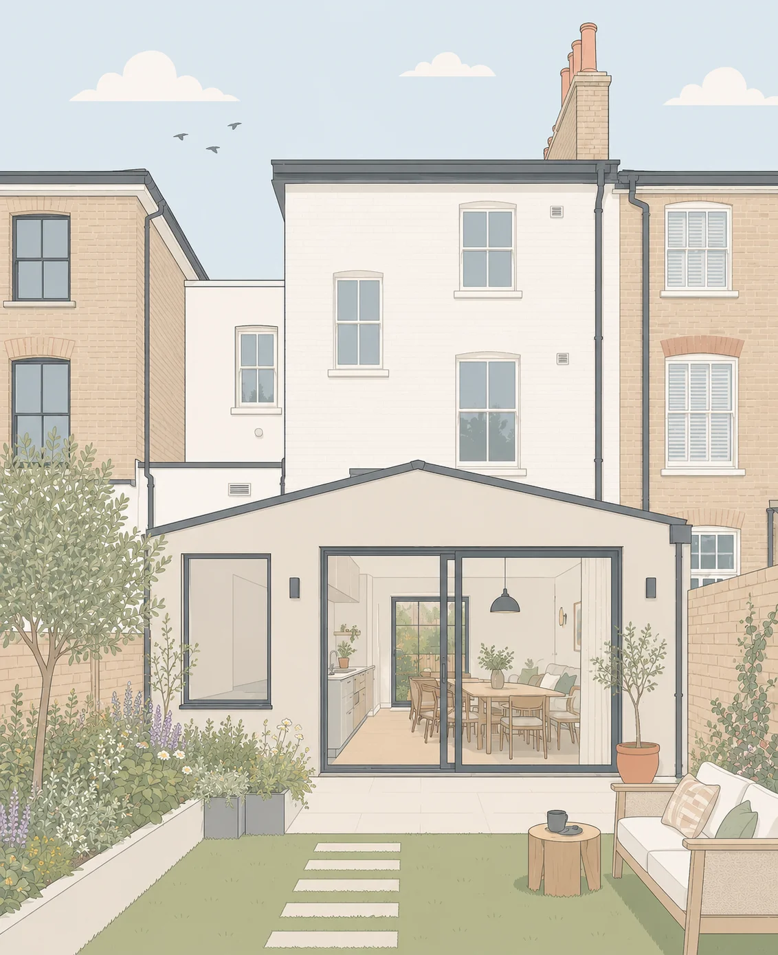 Camden terrace single storey rear extension
