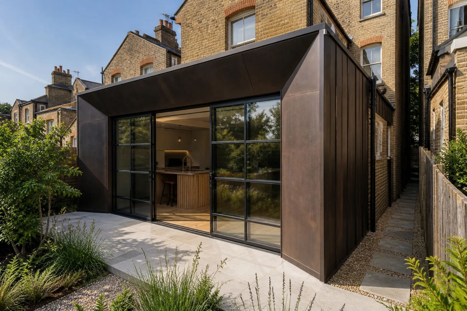 Single storey extension North London terrace
